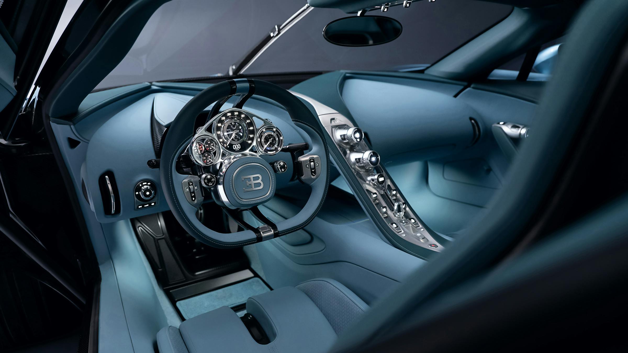 Bugatti Tourbillon — V16 plug-in hybrid hypercar studio image